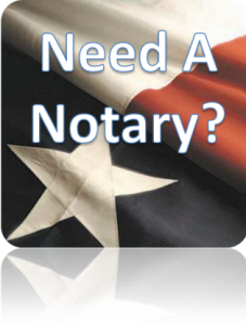 Need a Notary